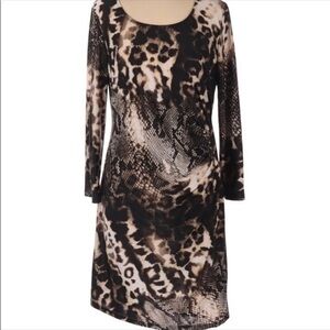 Milano women’s casual dress animal print size L